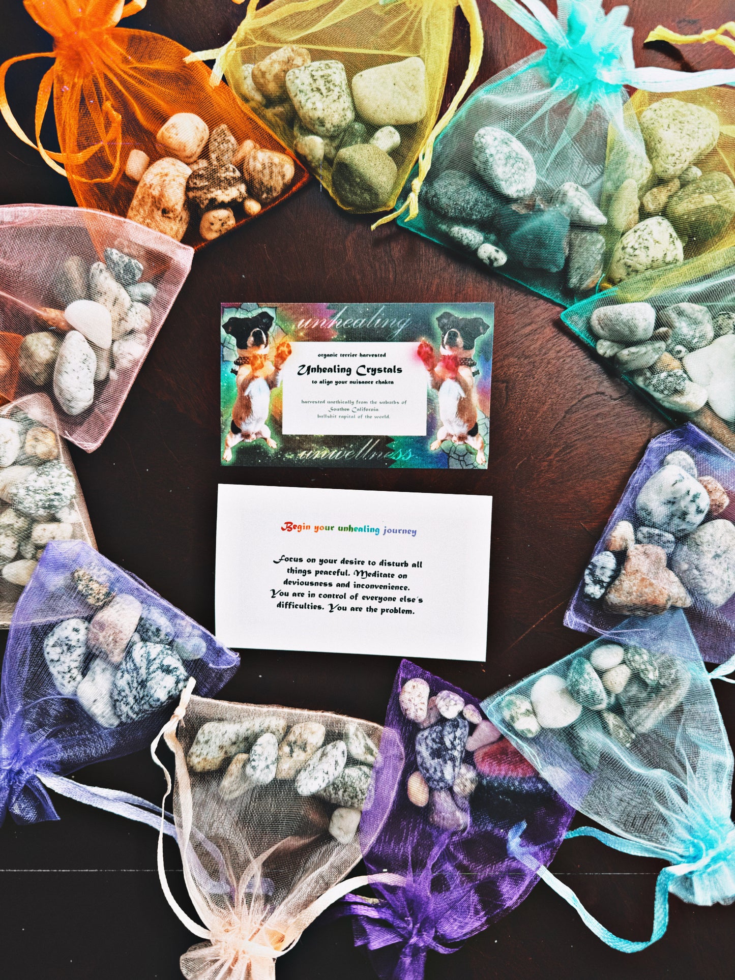 Terrier-Harvested Unhealing Crystals